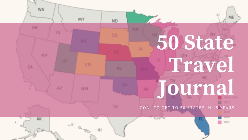 50 state travel journal
