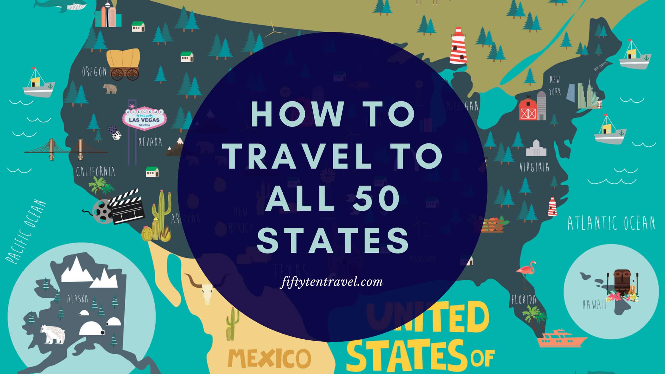how to travel to all 50 states
